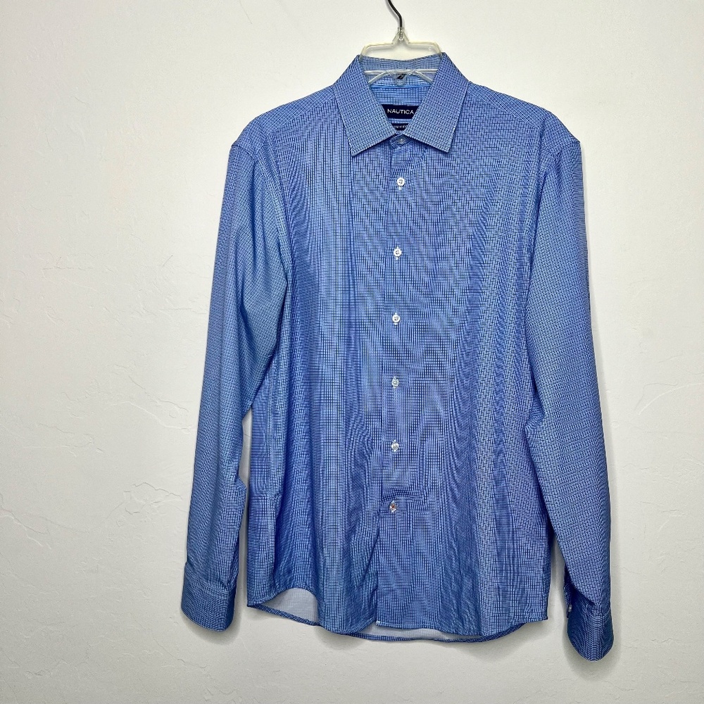 Nautica wrinkle resistant dress shirt slim fit